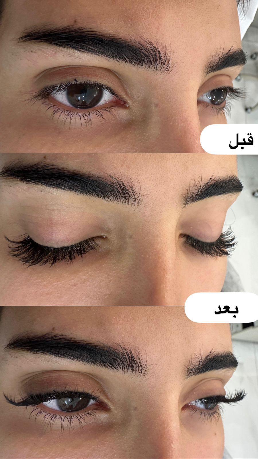 تركيب رموش شهرية (1)