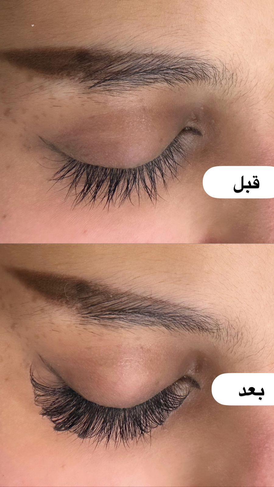 تركيب رموش شهرية (2)